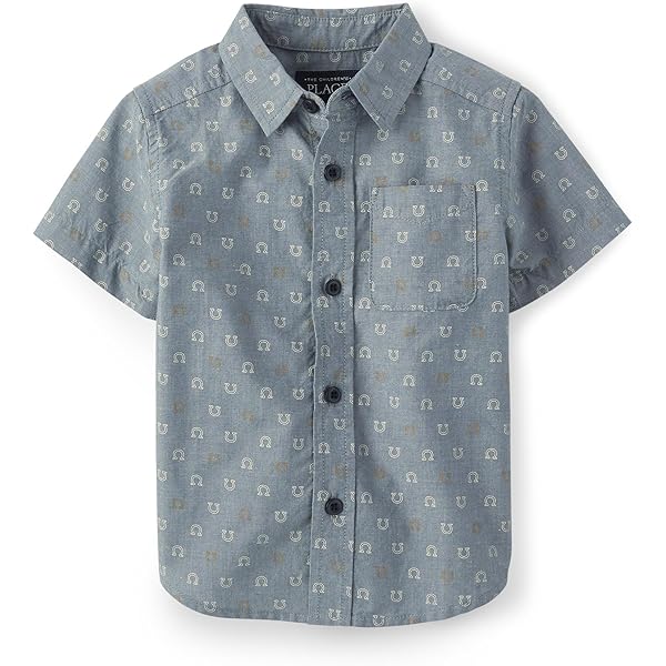 Amazon.com: OshKosh B'Gosh Boy Short Sleeve Woven Buttonfront